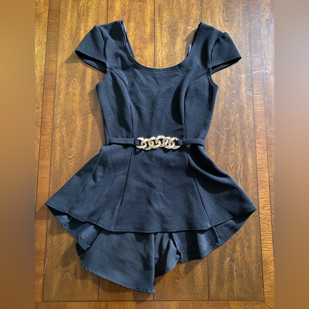 Papaya Black Blouse in XS
